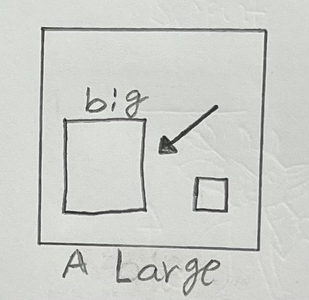 A large 