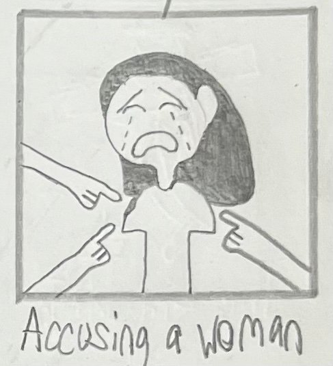 accusing a woman