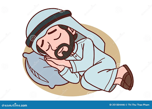 Abram slept with