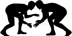 And wrestled